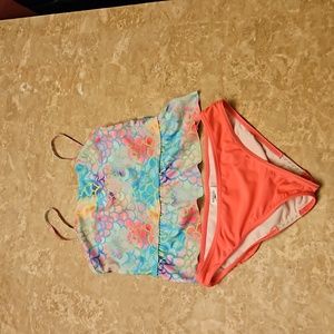 Girls tankini bathing suit